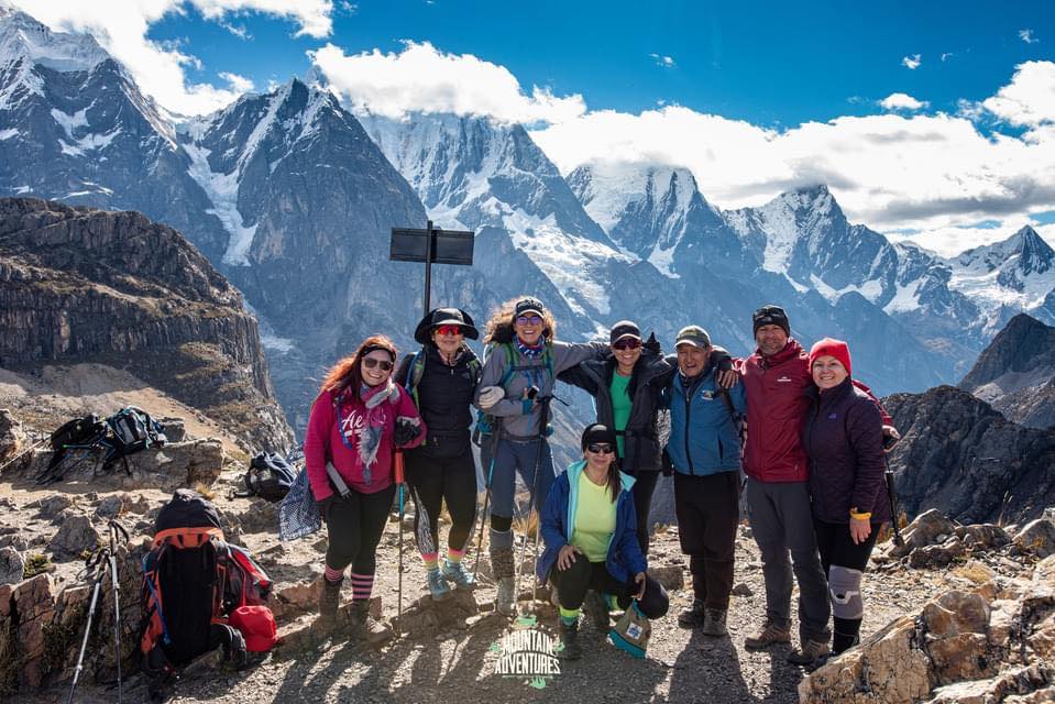 Siula Pass in the huayhuash range treks 